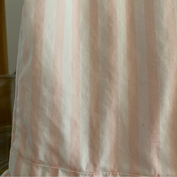 Janie and Jack Light Pink White Stripe Sleeveless Dress - Picture 5 of 10